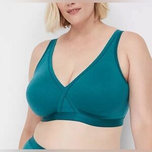 Cacique Cotton Unlined No Wire Bra 54DD